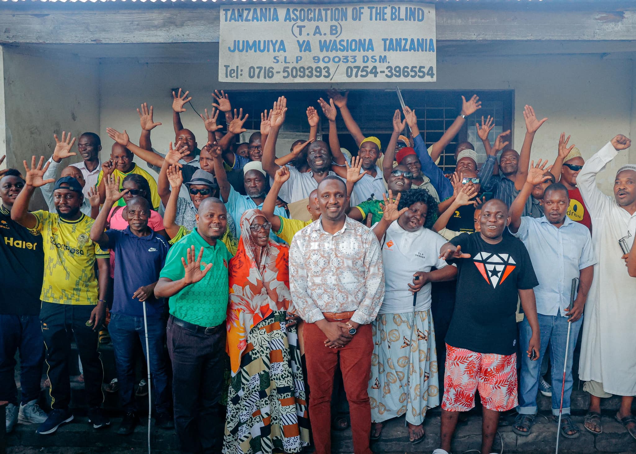 A branch of blind members is launched in Kinondoni