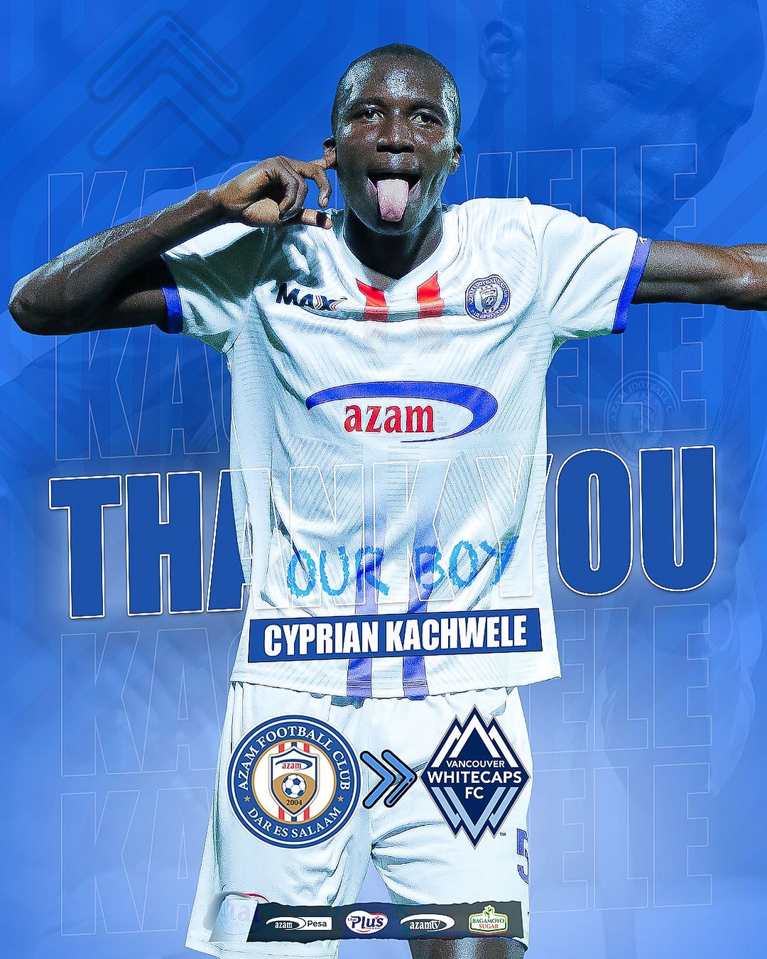 Kachwele join White Caps Fc