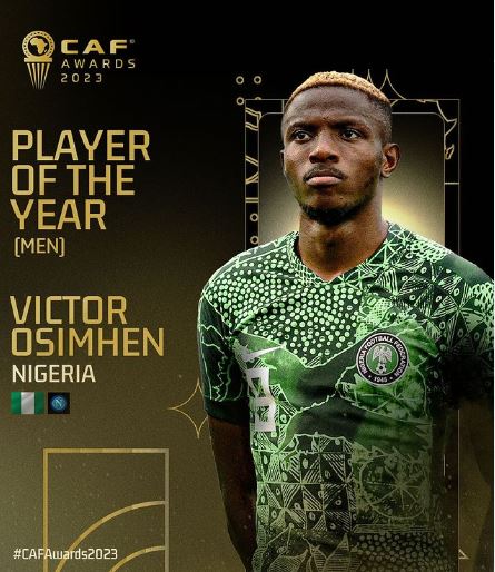 Osimheni, Oshoala worn CAF Awards