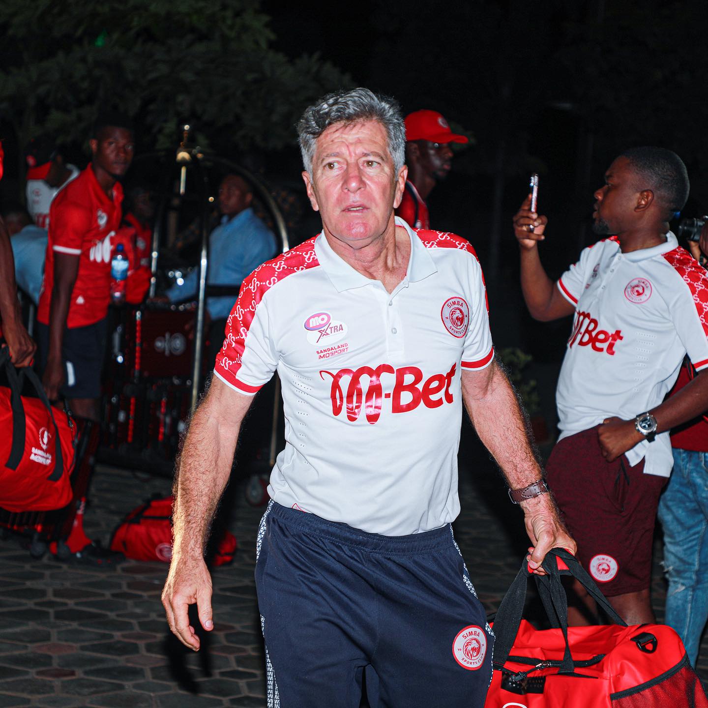 Robertinho under trap at Msimbazi