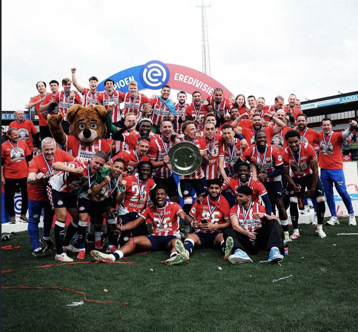 PSV Win 27th Eredivisie Title, Third Consecutive Triumph