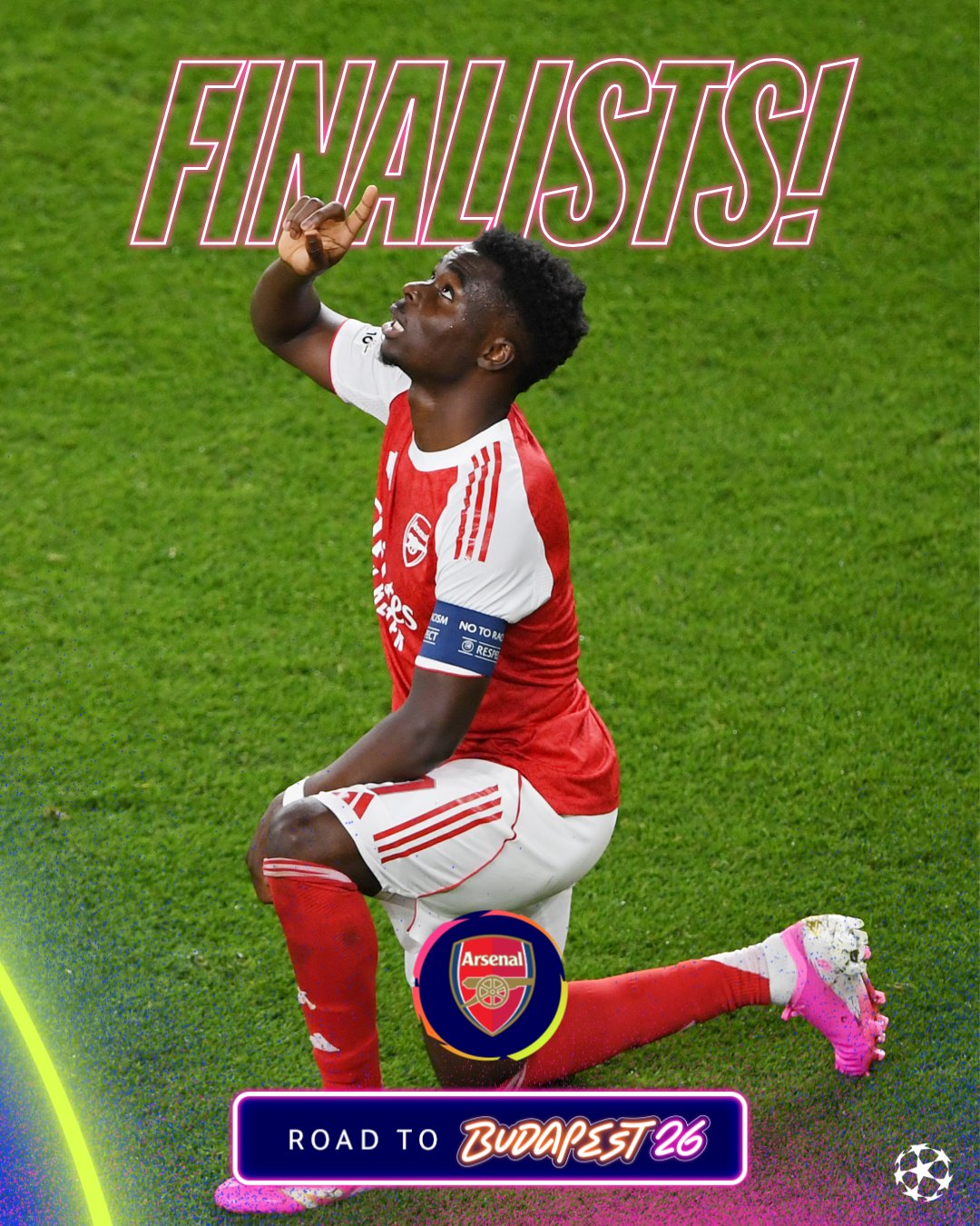 Arsenal advance to the UEFA final for the second time in their history.
