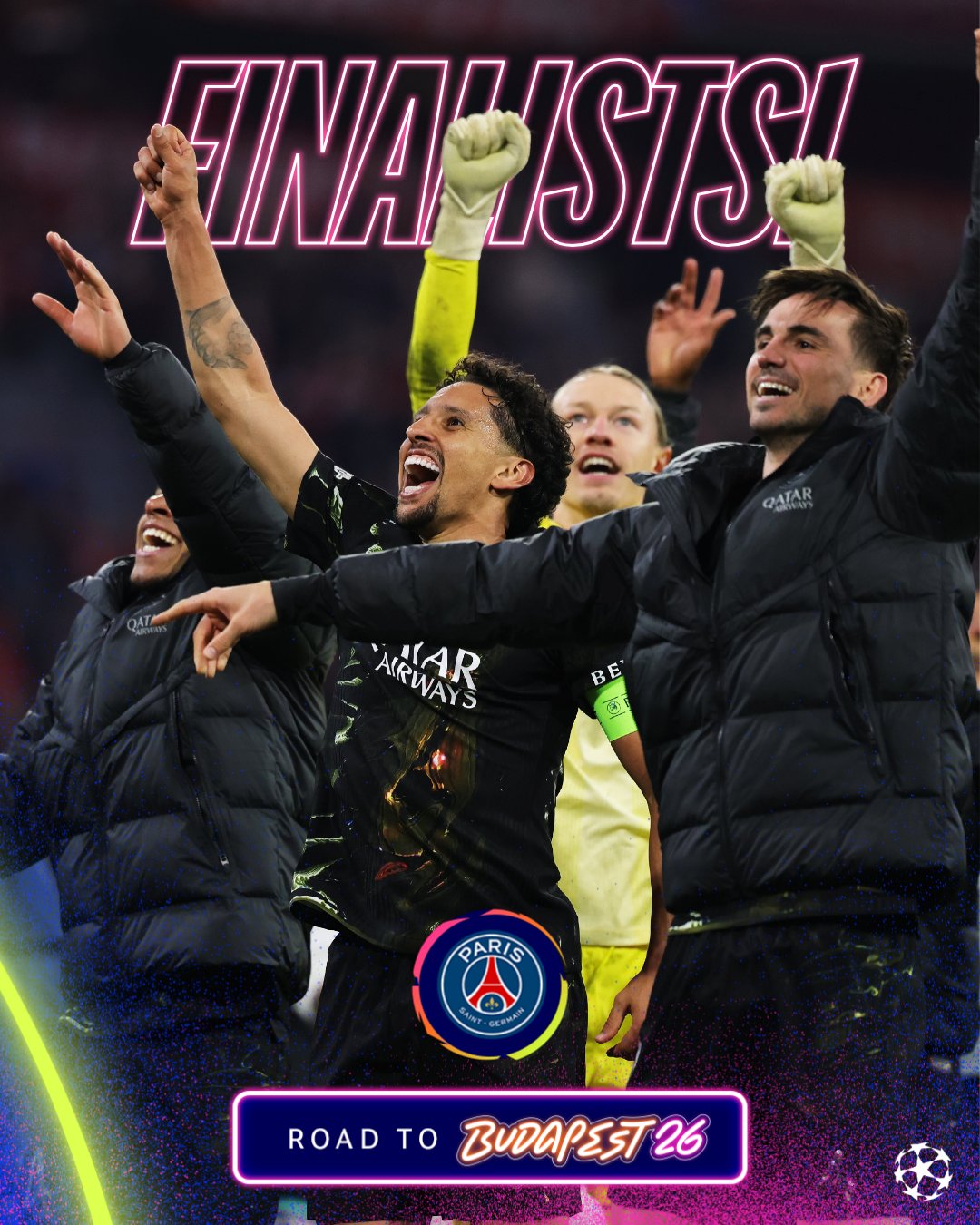 PSG reach the UEFA Champions League final for the second consecutive time.