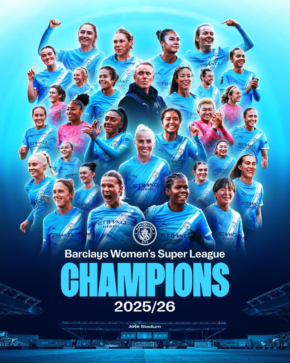 Manchester City women watwaa ubingwa wa WSL
