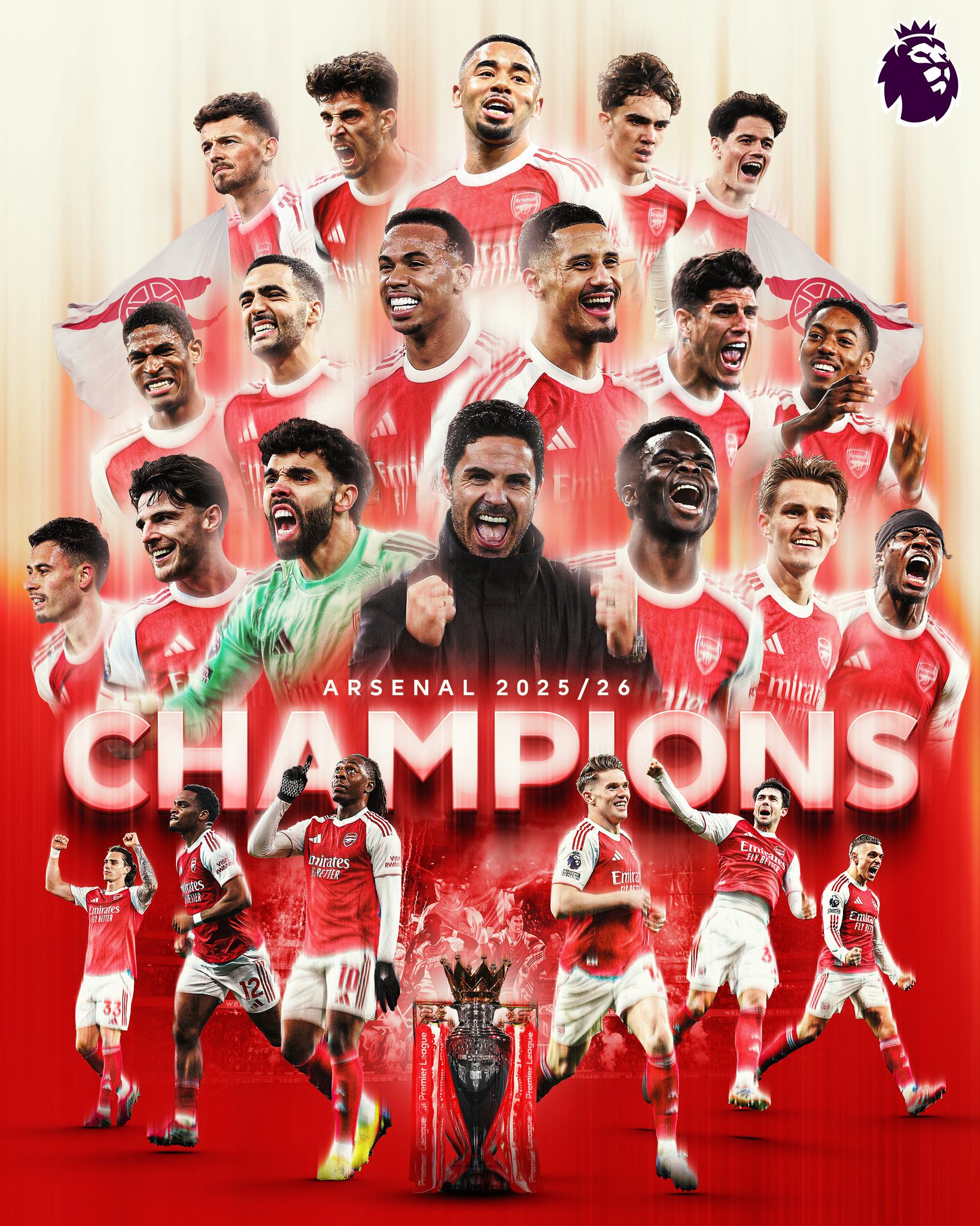 Arsenal watawazwa kuwa mabingwa wa EPL wakiwa nyumbani