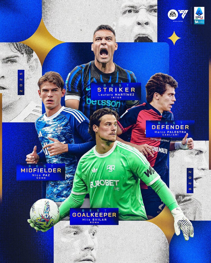 Tuzo za Seria A 25/26 zatolewa rasmi, Inter wakizitawala