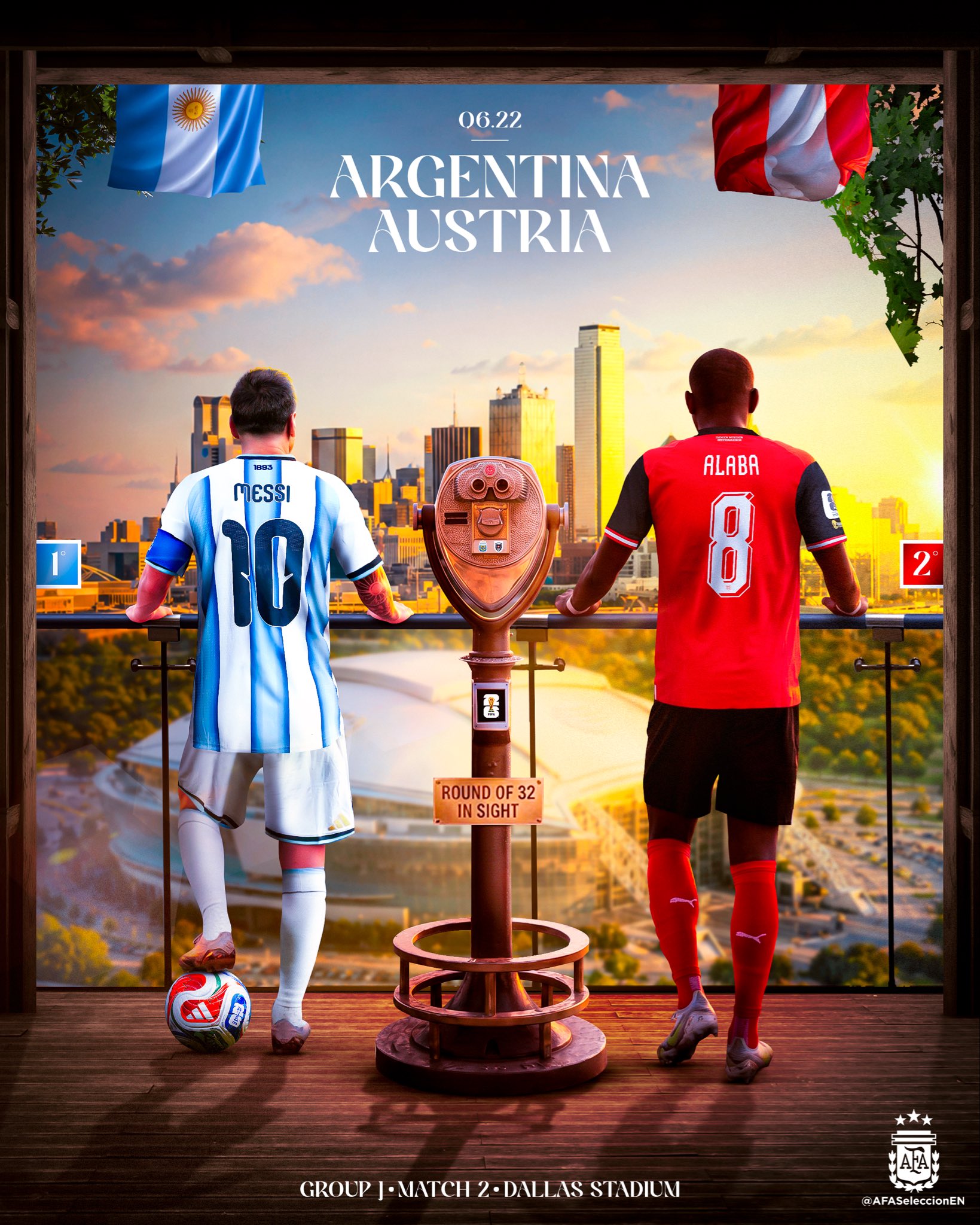 Argentina and Austria Set for Their First-Ever Competitive Meeting