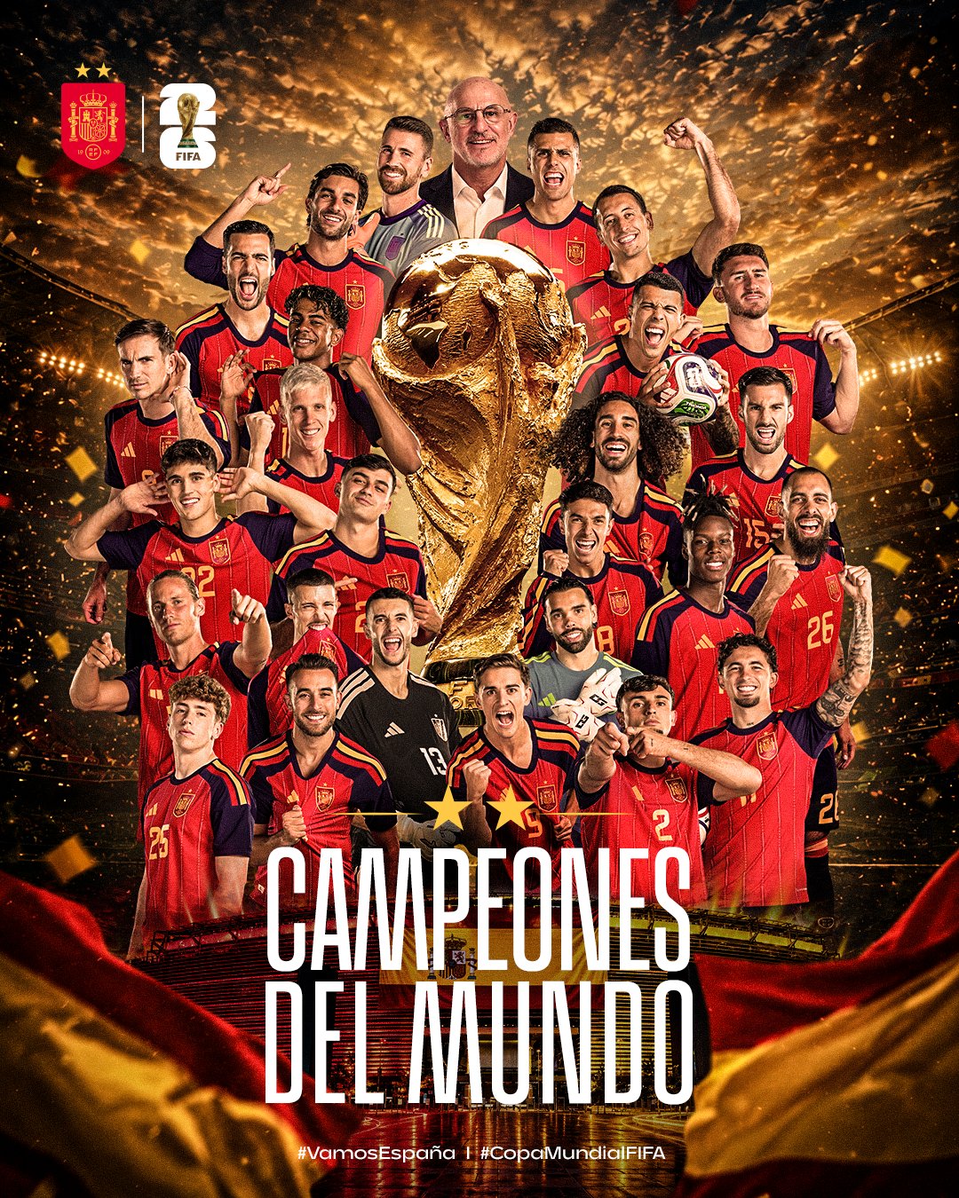 Spain crowned the 2026 FIFA World Cup champions.