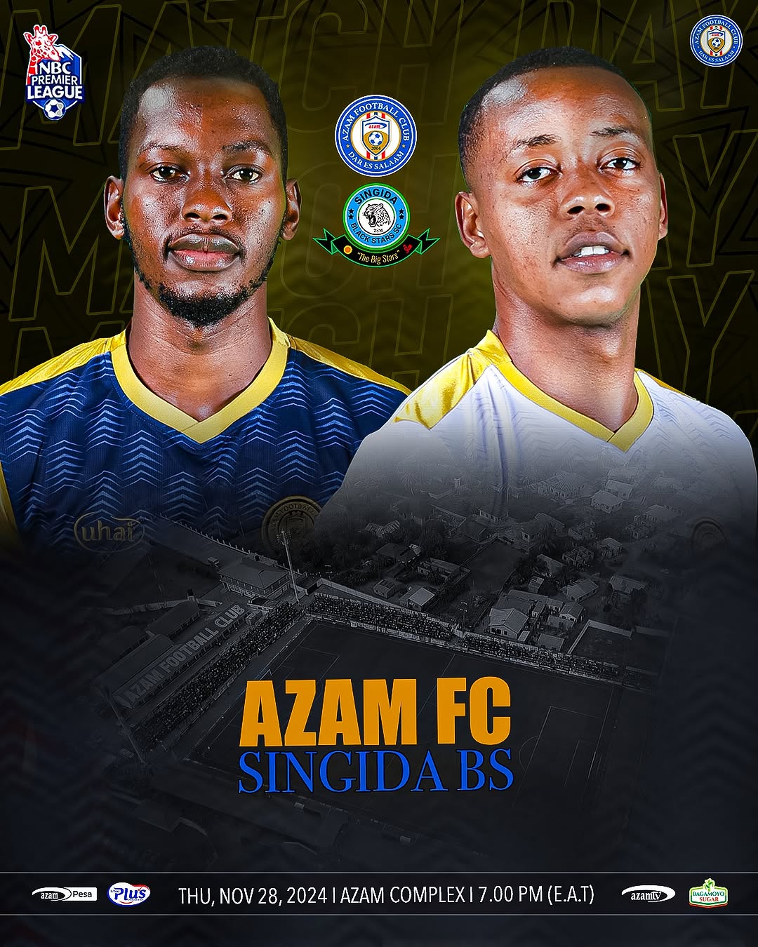 Azam Fc vs Singida Black Stars today