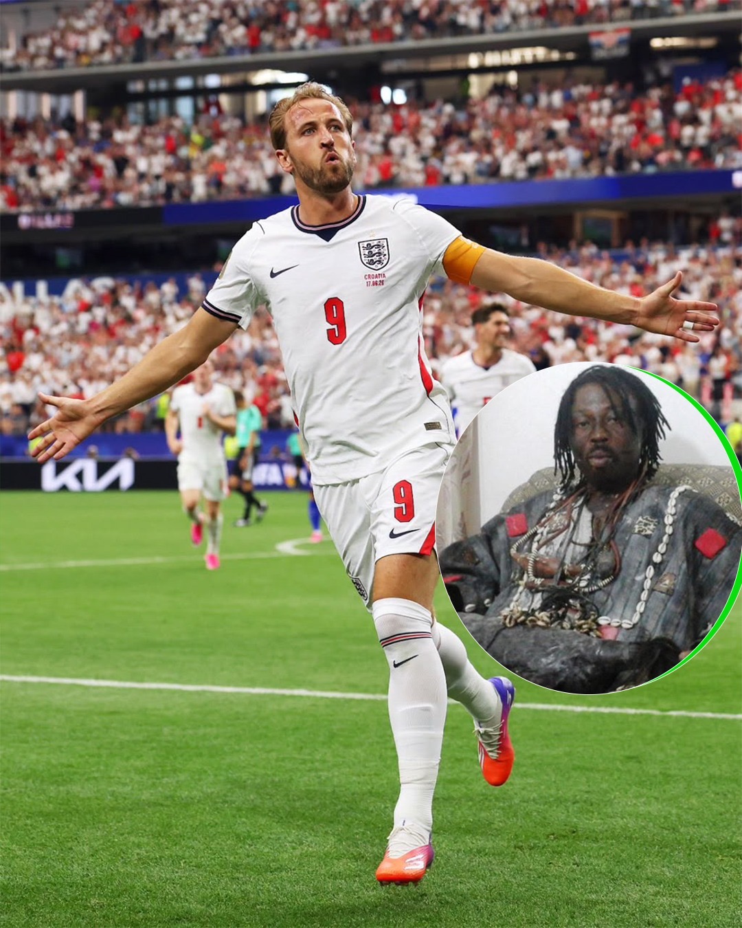 Ghanaian Witchdoctor Threatens to Curse Striker Harry Kane Ahead of Match Against England