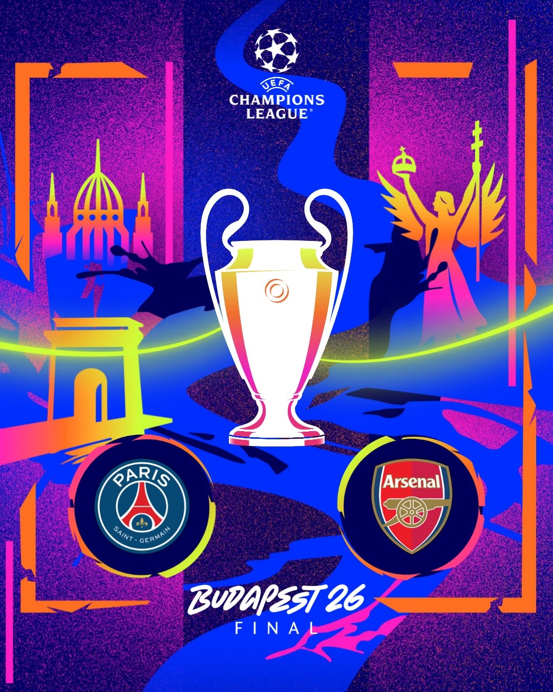 Fainali ligi ya mabingwa Ulaya leo, Ni Arsenal au PSG
