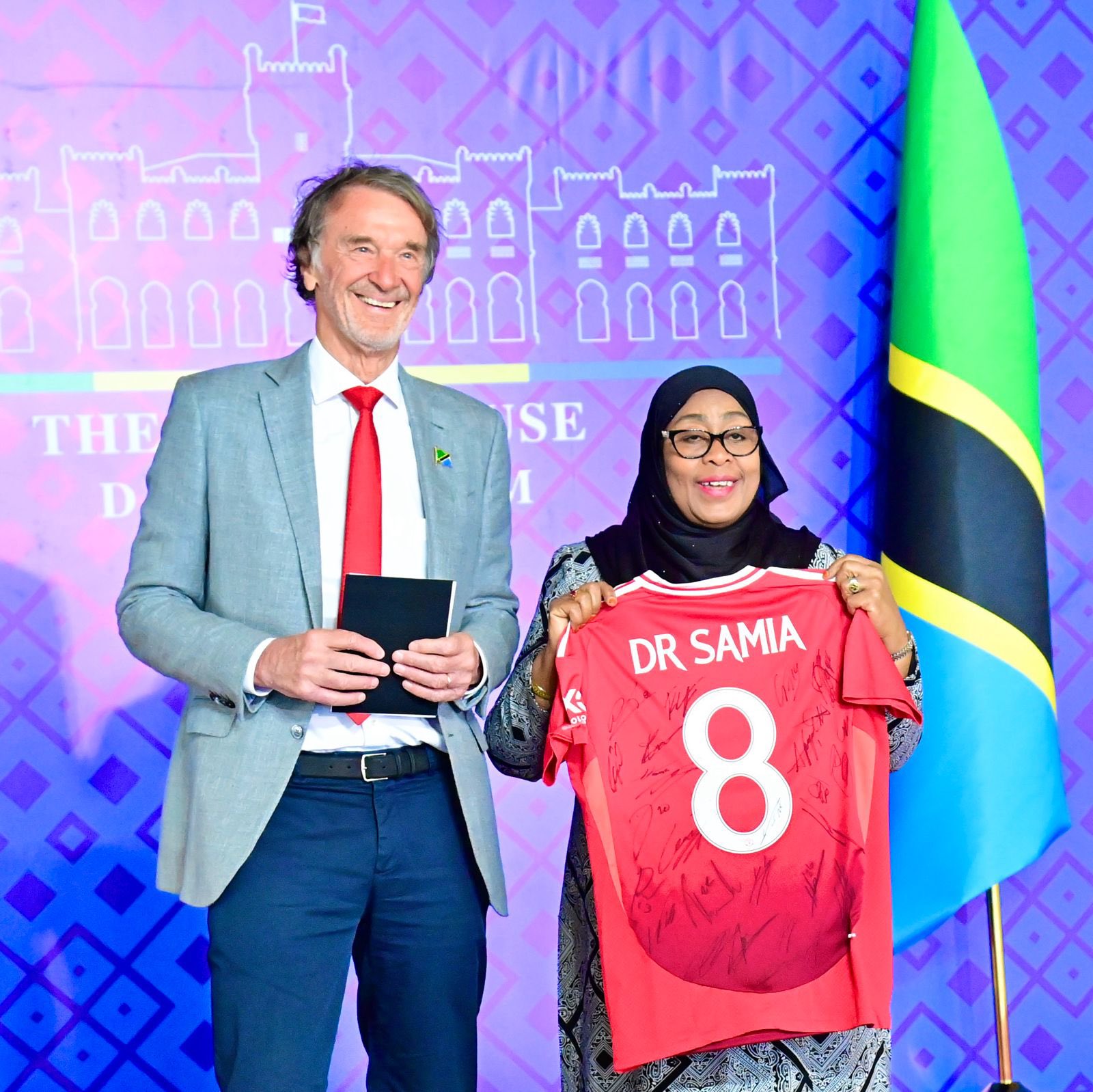 President Samia welcome Manchester United in Tanzania
