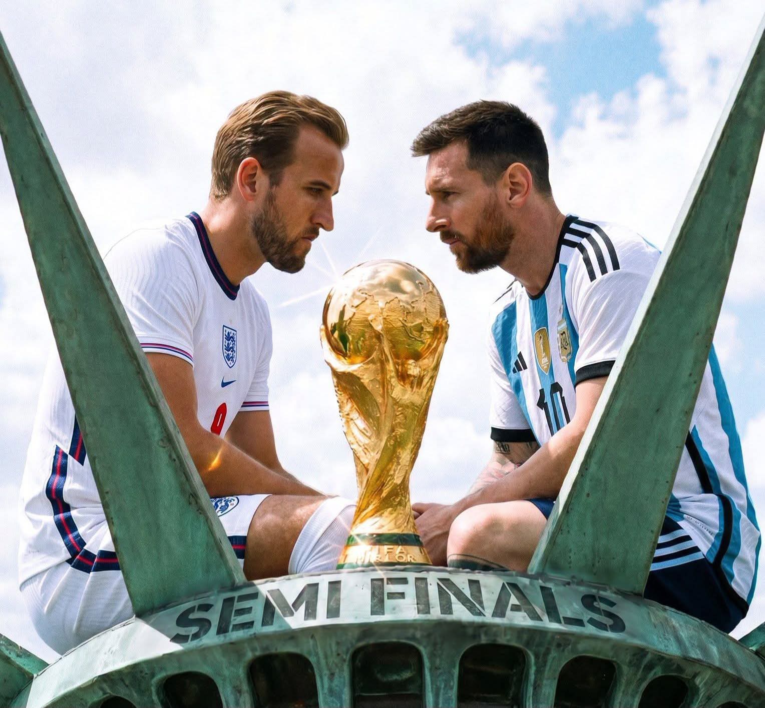 England vs Argentina: nani anakwenda fainali?