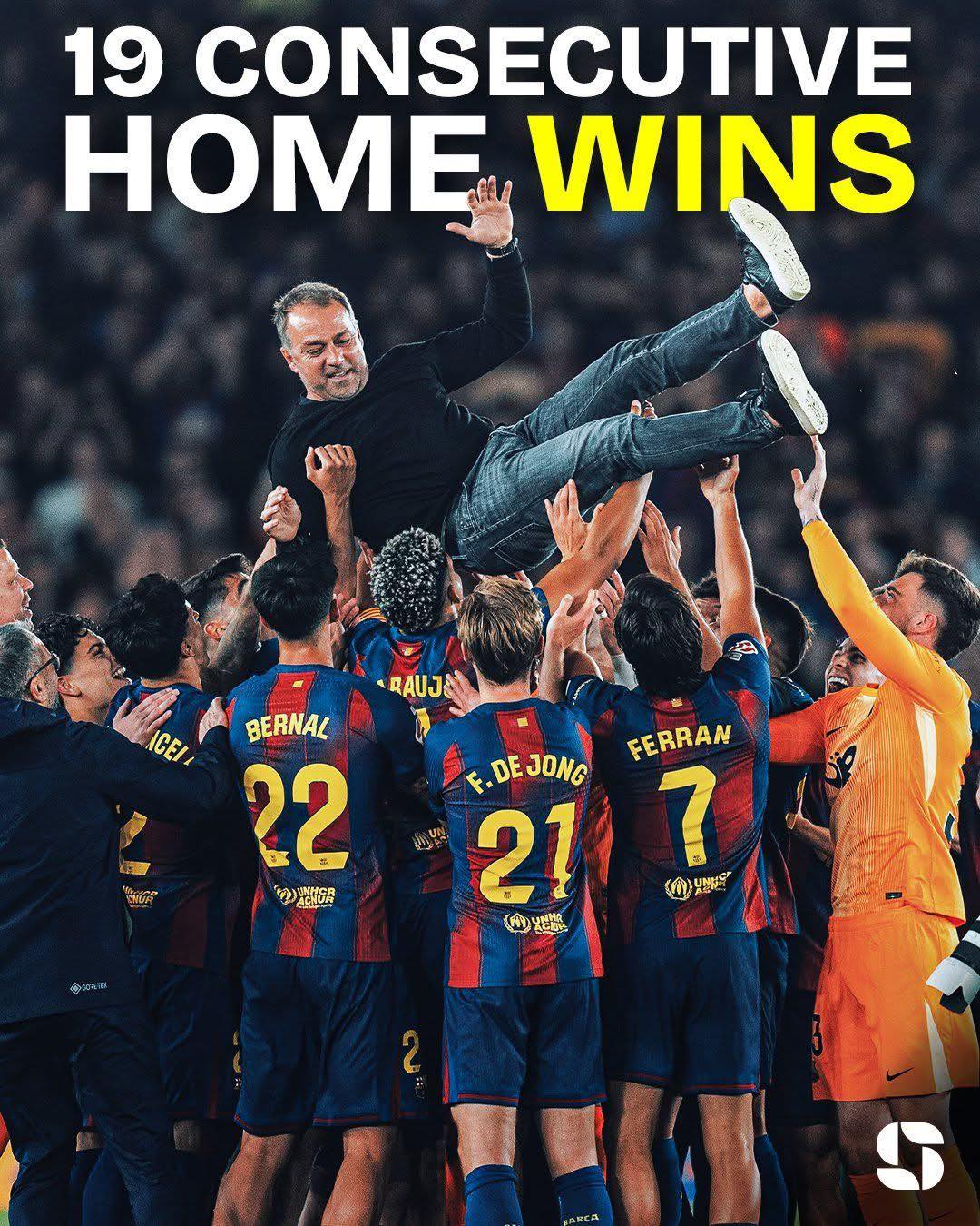 Barcelona wameweka rekodi ya kibabe nyumbani La Liga