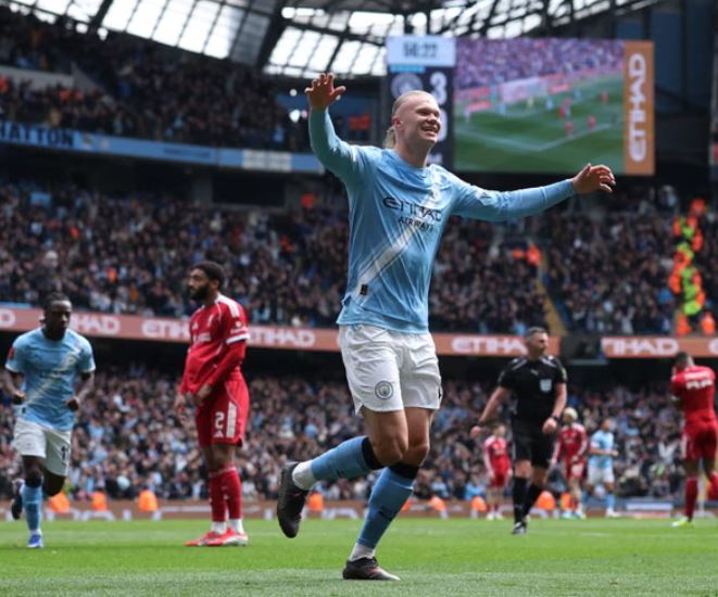 Haaland Hat-Trick Powers Manchester City to 4-0 FA Cup Win Over Liverpool