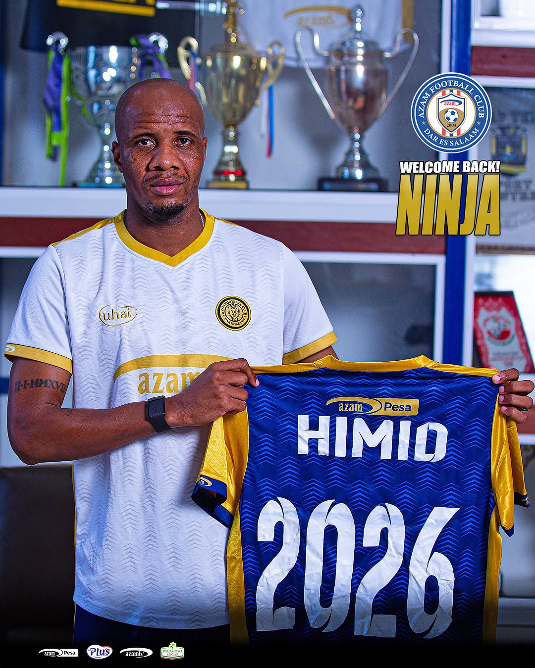 Azam FC Open Contract Renewal Talks with Veteran Midfielder Himid Mao