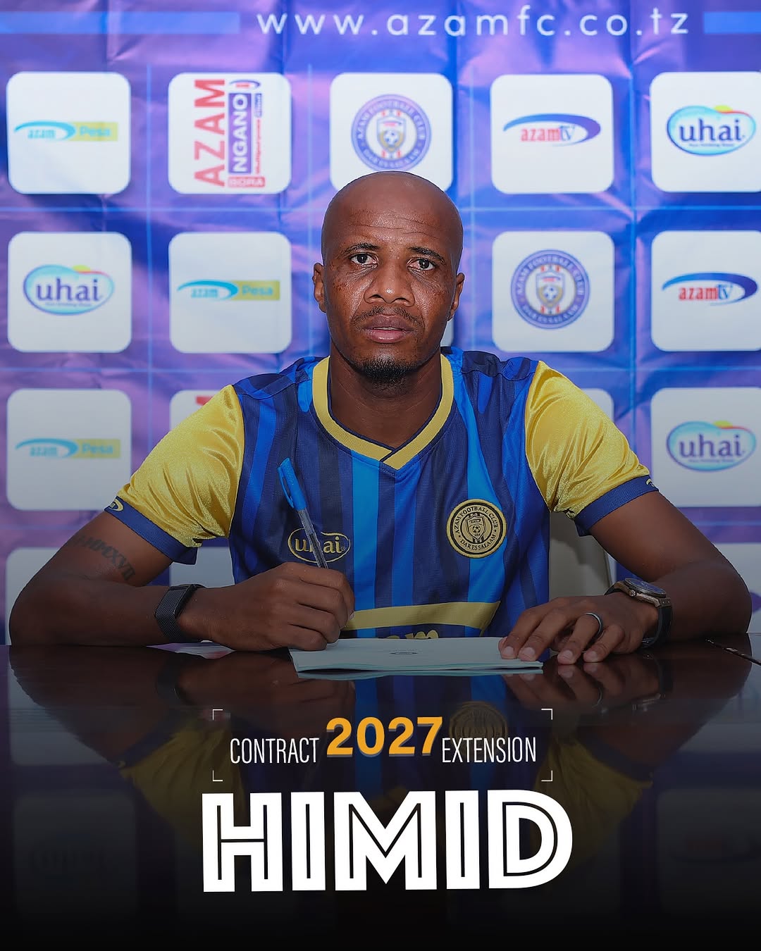 Azam FC Extend Contract of Veteran Midfielder Hemed Mao Until 2027