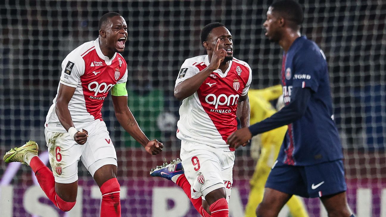Monaco Beat PSG 3–1 in Paris to Reignite Ligue 1 Title Race