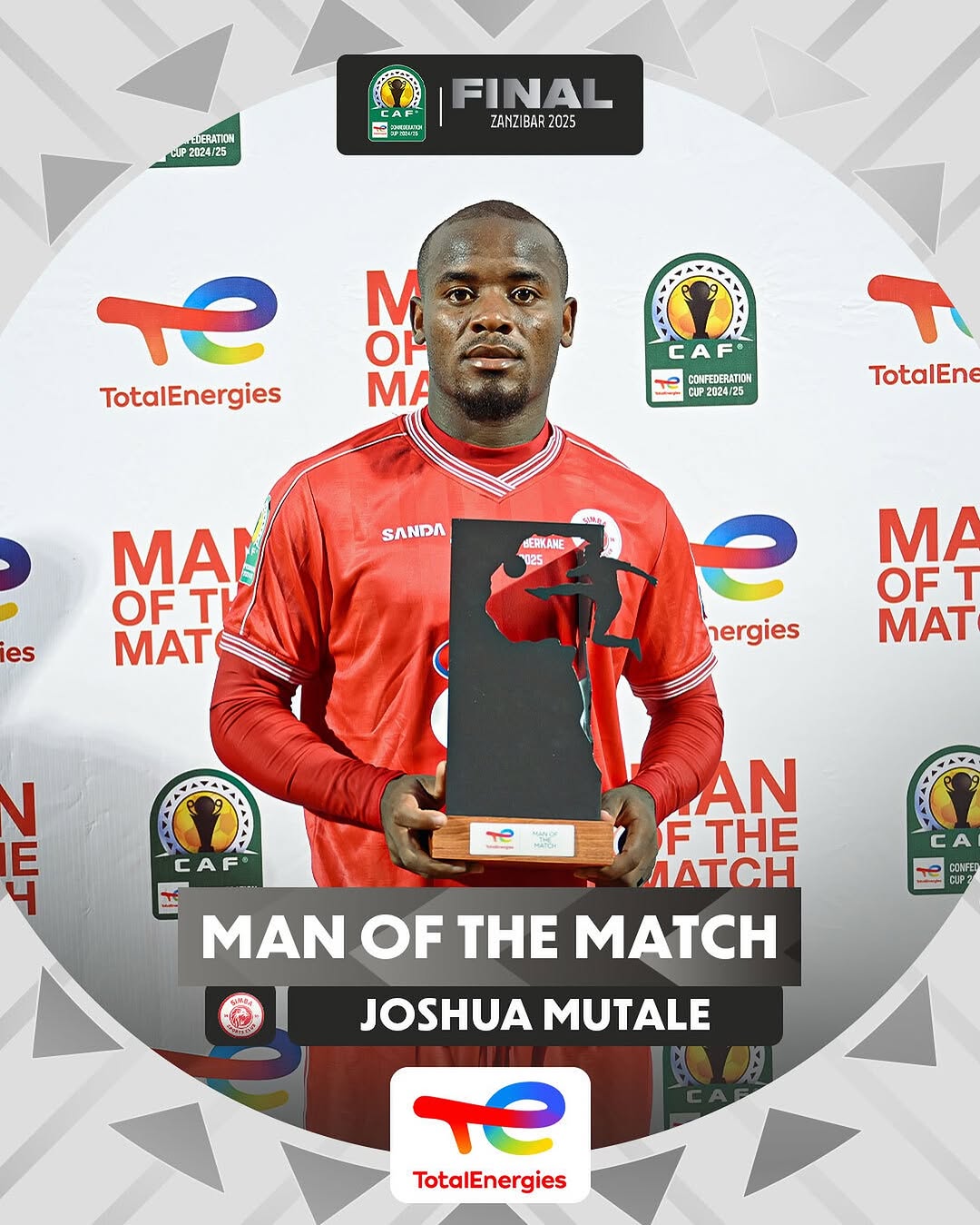 Simba SC and Joshua Mutale Agree to Terminate Contract