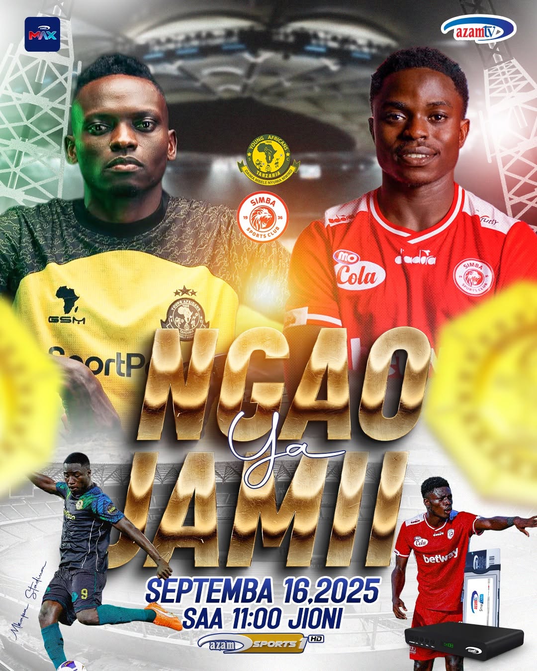 Kariakoo Derby: Simba and Yanga Face Off in Community Shield Clash at Benjamin Mkapa