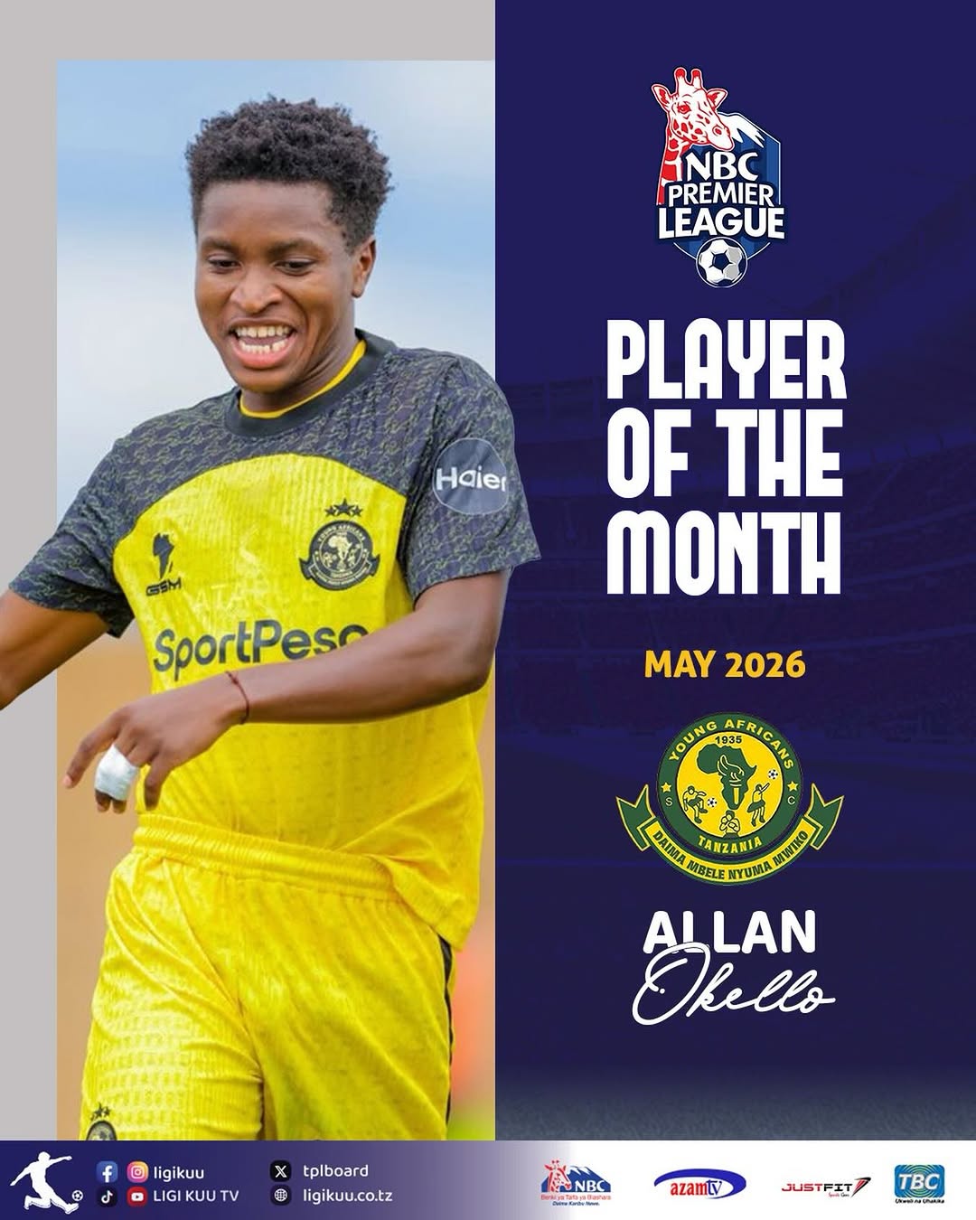 Okello and Steve Barker Win NBC Premier League Monthly Awards for May 2026
