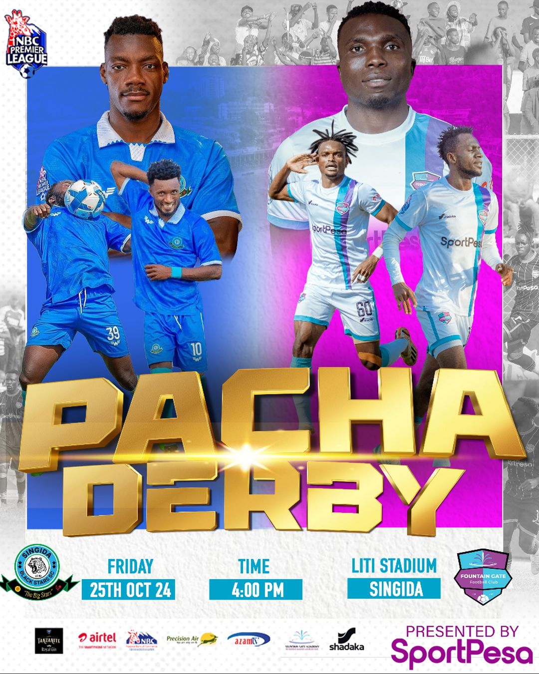 Friday is Mapacha Derby in Singida