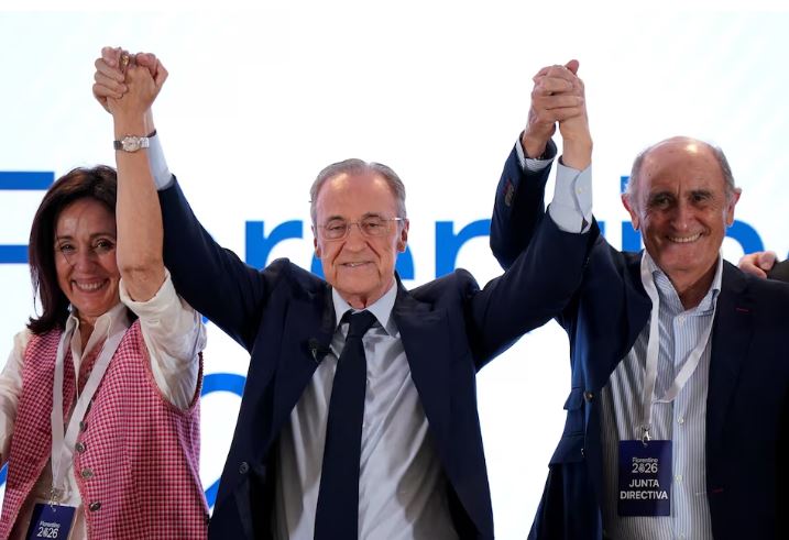 Perez ashinda tena urais wa Real Madrid