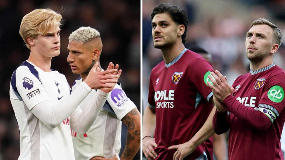 Spurs yasalia Premia, West Ham washuka daraja
