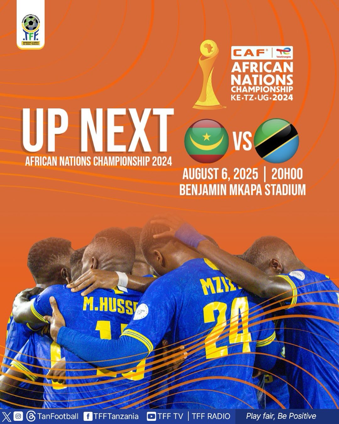 Tanzania Seeks CHAN Quarterfinal Spot in Crucial Match Against Mauritania