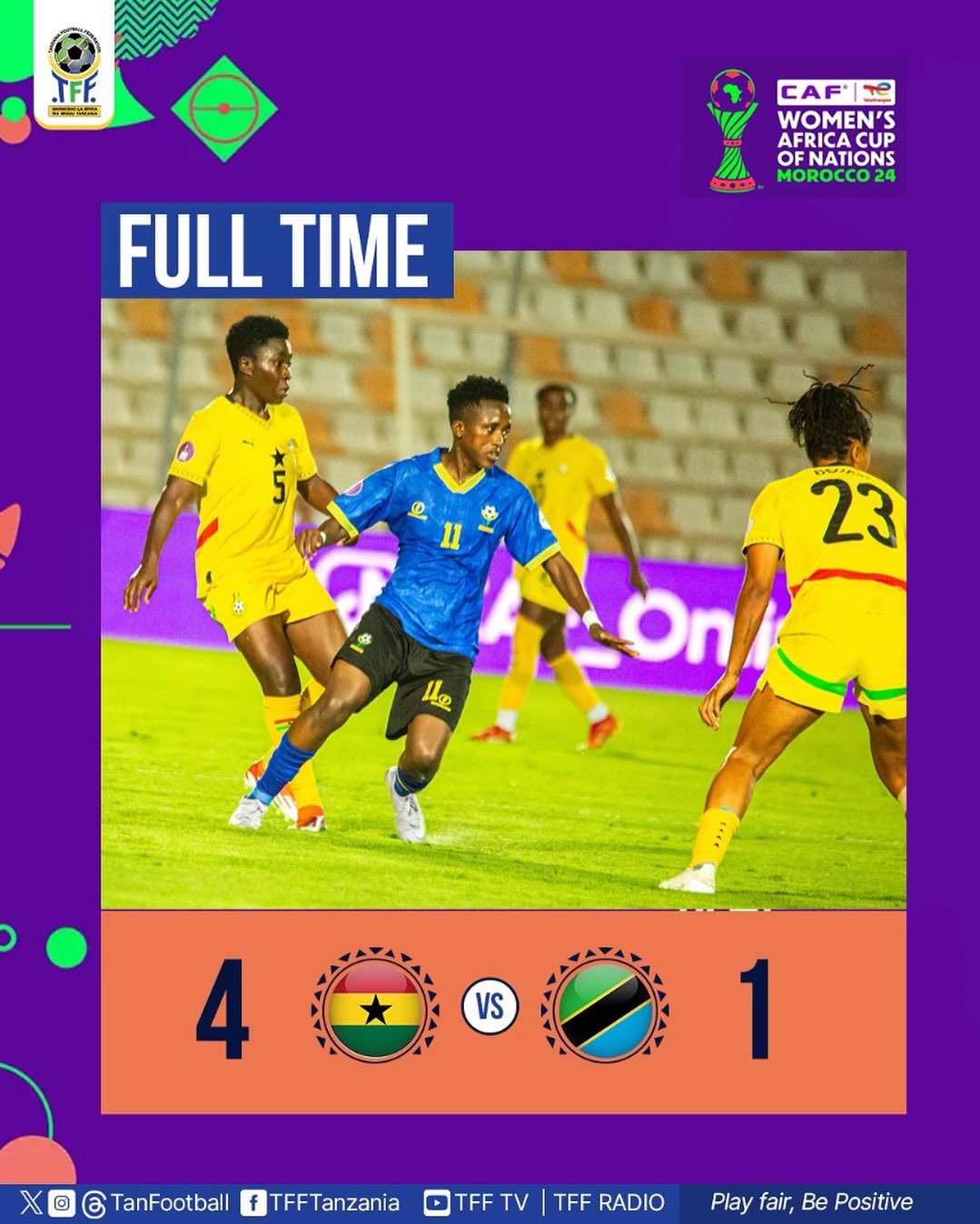 Twiga Stars Eliminated from WAFCON 2024 After Defeat to Ghana