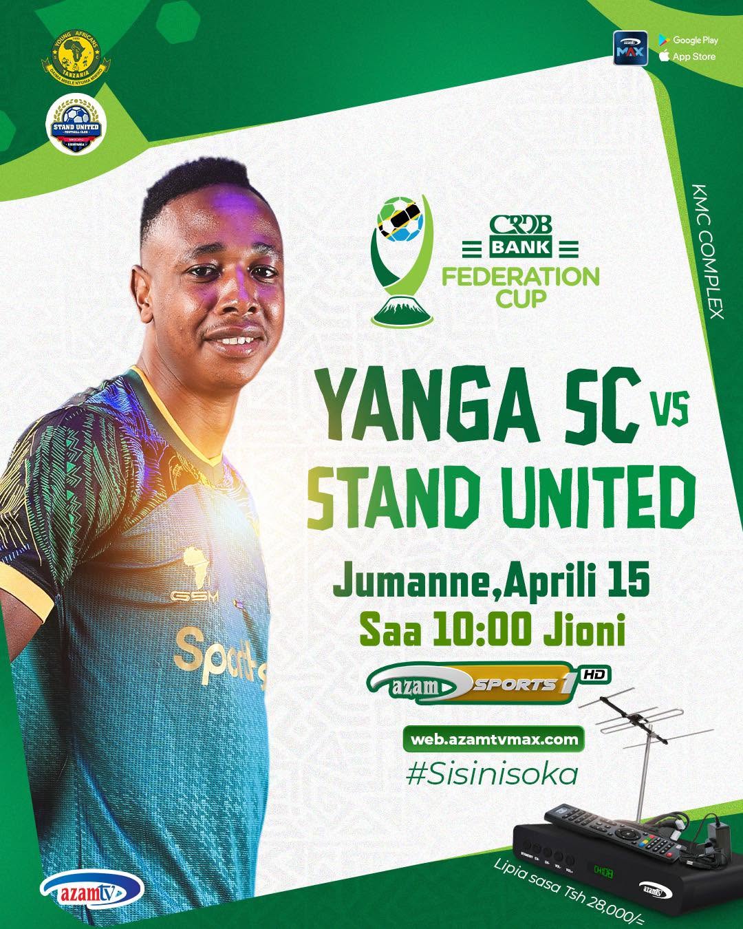 Yanga to face Stand United, CRDB Cup today